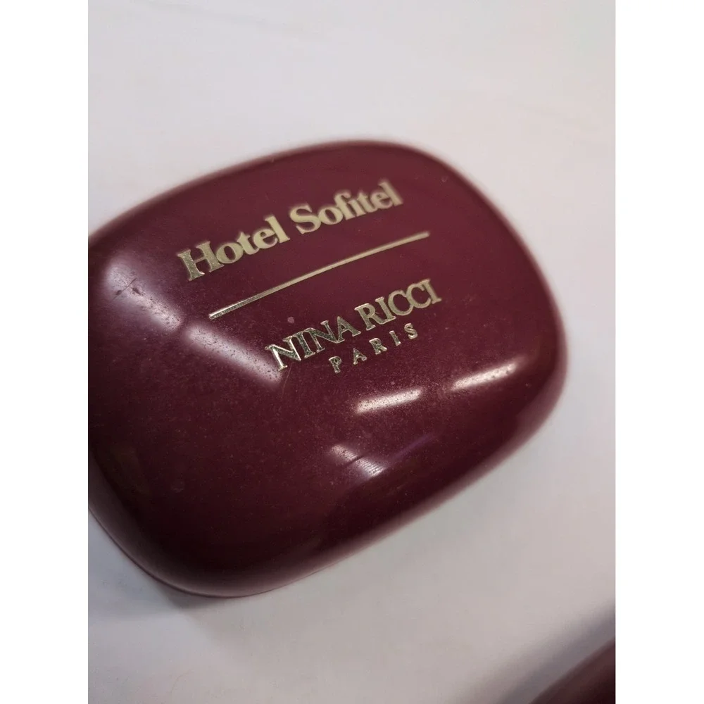 LOT2😍Vintage Nina Ricci Signoricci Hotel Soap 25g Travel Mini Bar Soap Perfumed